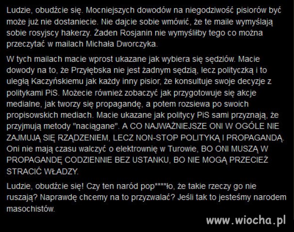 Telegram kanał `POUFNA ROZMOWA` - Dworczyka