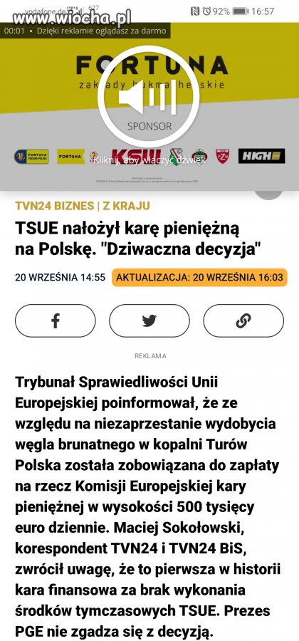 Ktoś zaskoczony? 