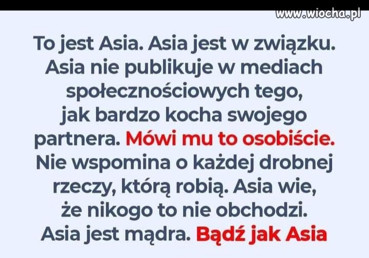 Brawo Asia!