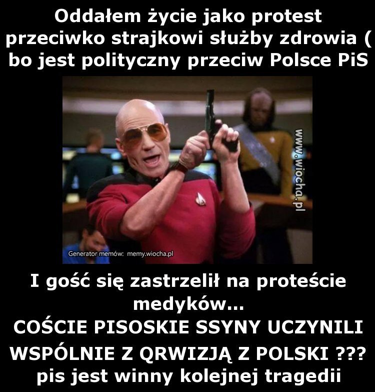 Oddałem życie jako protest przeciwko strajkowi