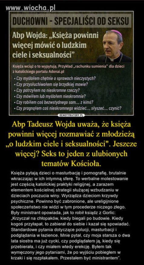 Klechy specjalisci od seksu...wsrod dzieci!