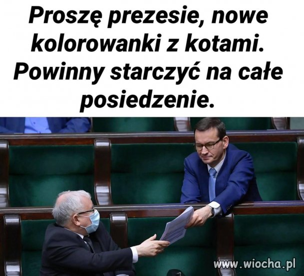 Zajęcie podczas posiedzenia.