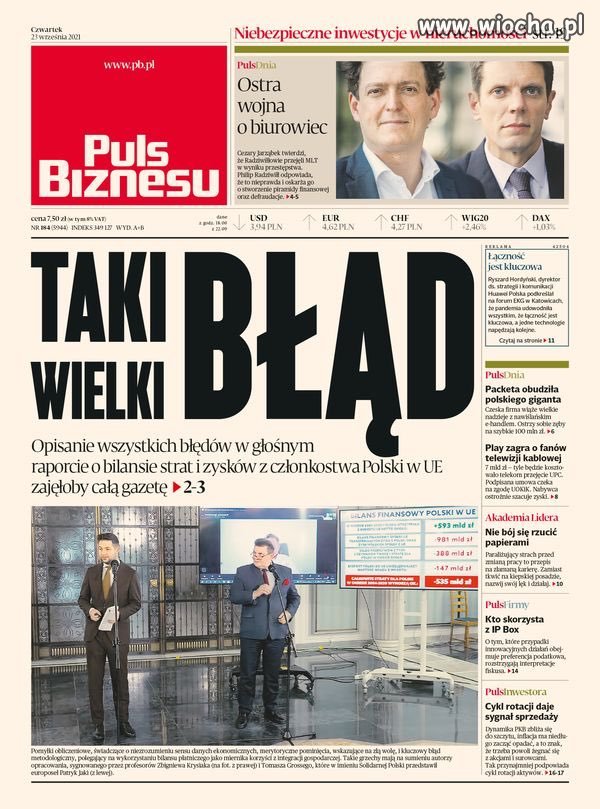 Doktór Jaki podsumował nasze członkostwo w UE