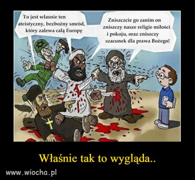 Walka religii z cywilizacją...kiedy coraz mniej wiernych i kasy.