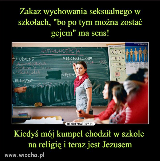Jest gorzej - po religii możesz zostać księdzem.
