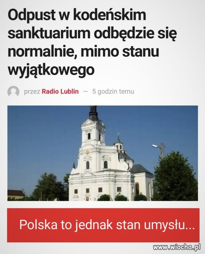 Do kościoła tak , a ...