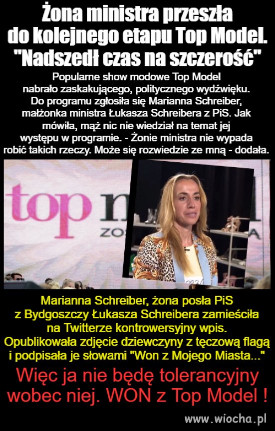 Ja też nie będę tolerancyjny 