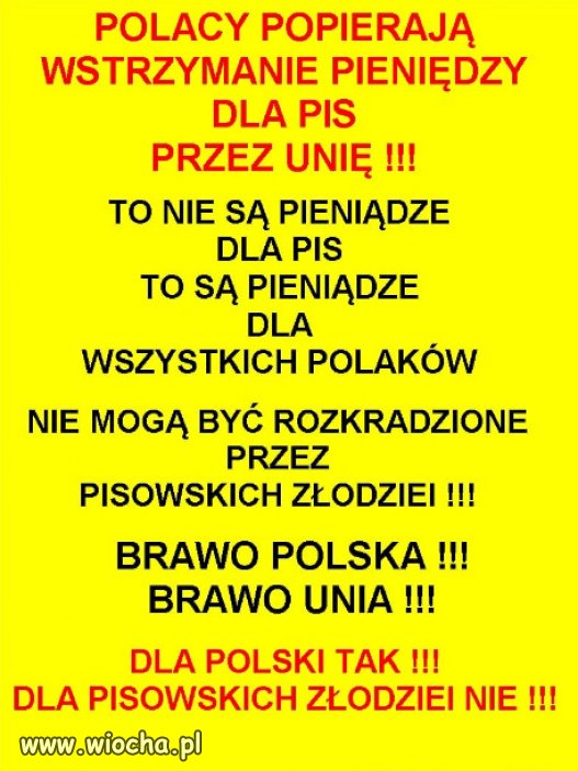 Dosyć złodziejstwa i łamania praworządności PiSu