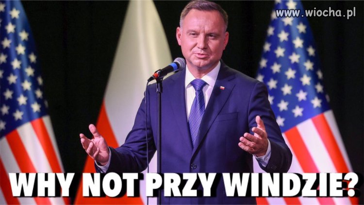 Podczas wizyty w Stanach 