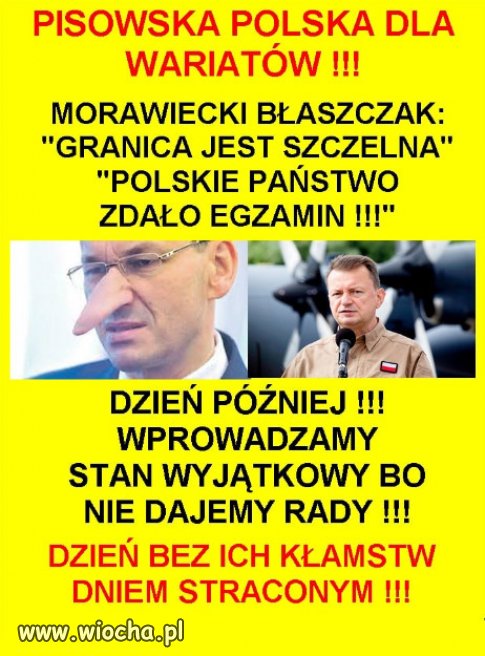 Niebawem "Stan Wyjatkowy" w całej Polsce...?