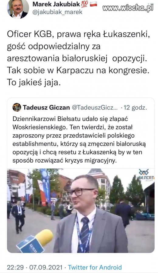 Zaprosili przyjaciela ze wschodu 