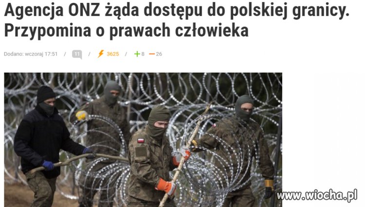 Media zablokowane, frontexu nie chcemy