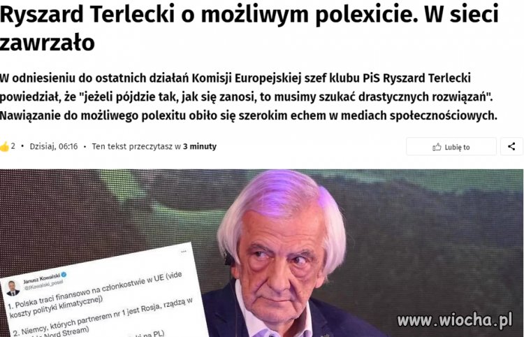 Tak w ramach ćwiczeń przed opuszczeniem UE