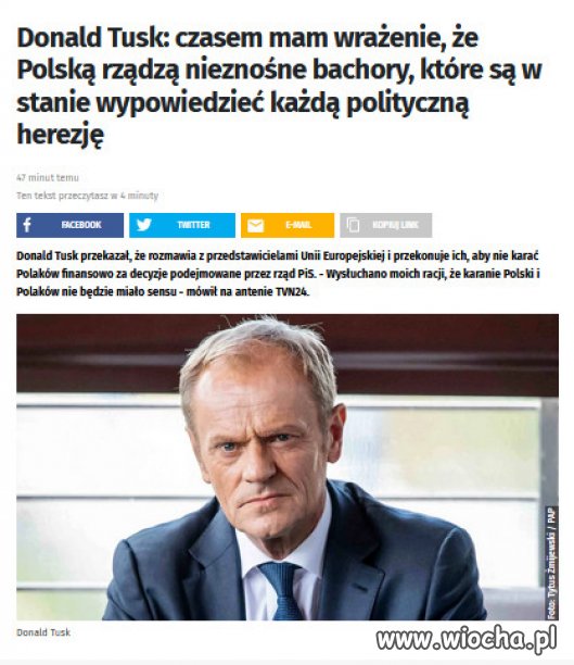 Czasem mam wrażenie, że Polską rządzą nieznośne bachory