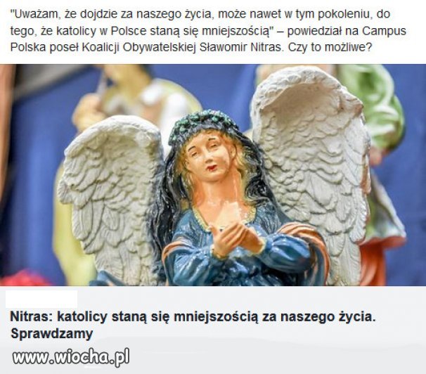W Polsce katolicy większością już nie są.