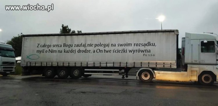Co na to kierowca TIRa, który sensacyjnie dojechał do Rotterdamu?