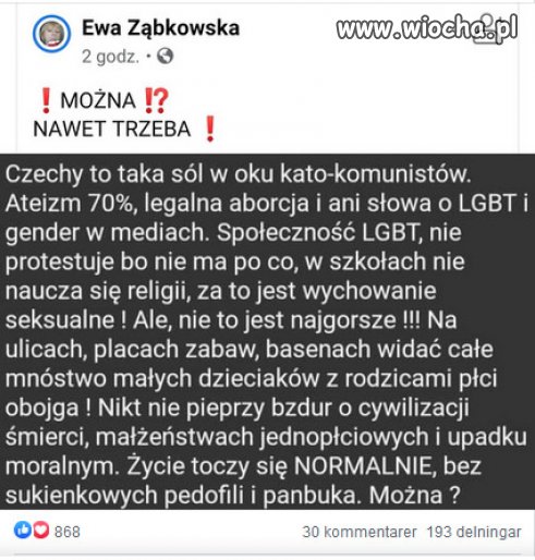  Tylko pozazdrościć normalności.