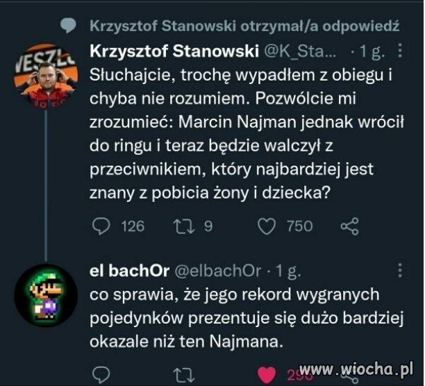 Najman wraca