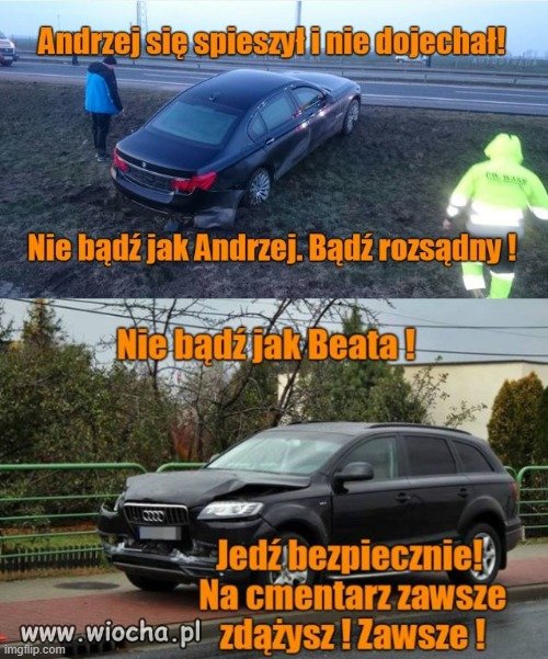 Uważajcie na drogach 