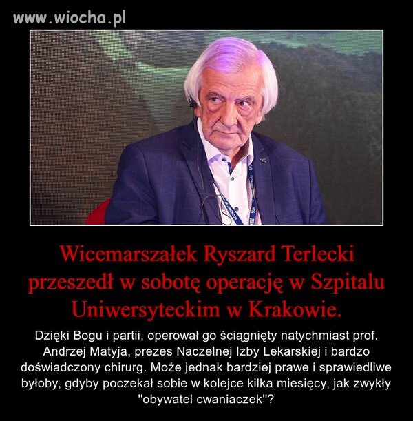 Oczyścili mu aortę ze złogów butaprenu ?