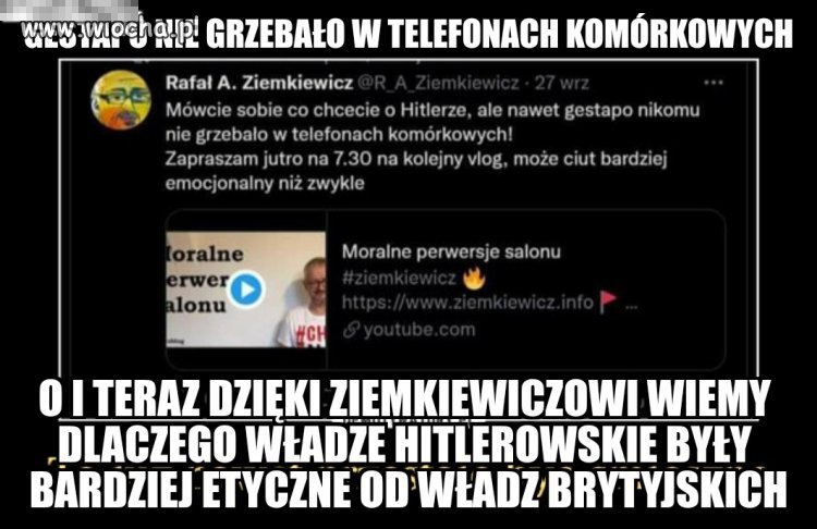 Perwersje salonu czy prawackie zidiocenie?