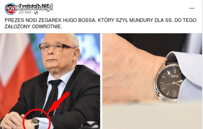 Jak nie dwa różne buty to odwrotnie zegarek założy