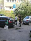 Jakim b..m trzeba być żeby zablokować cały parking