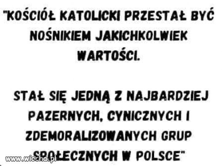 Ktoś jeszcze myśli że jest inaczej