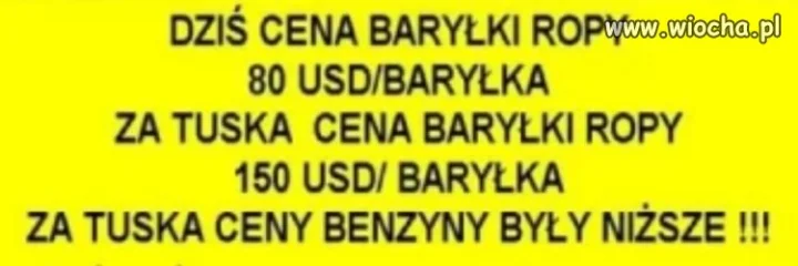 Czyli za Tuska było taniej