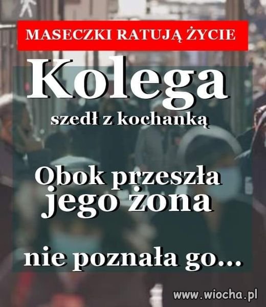 Warto nosić maseczkę