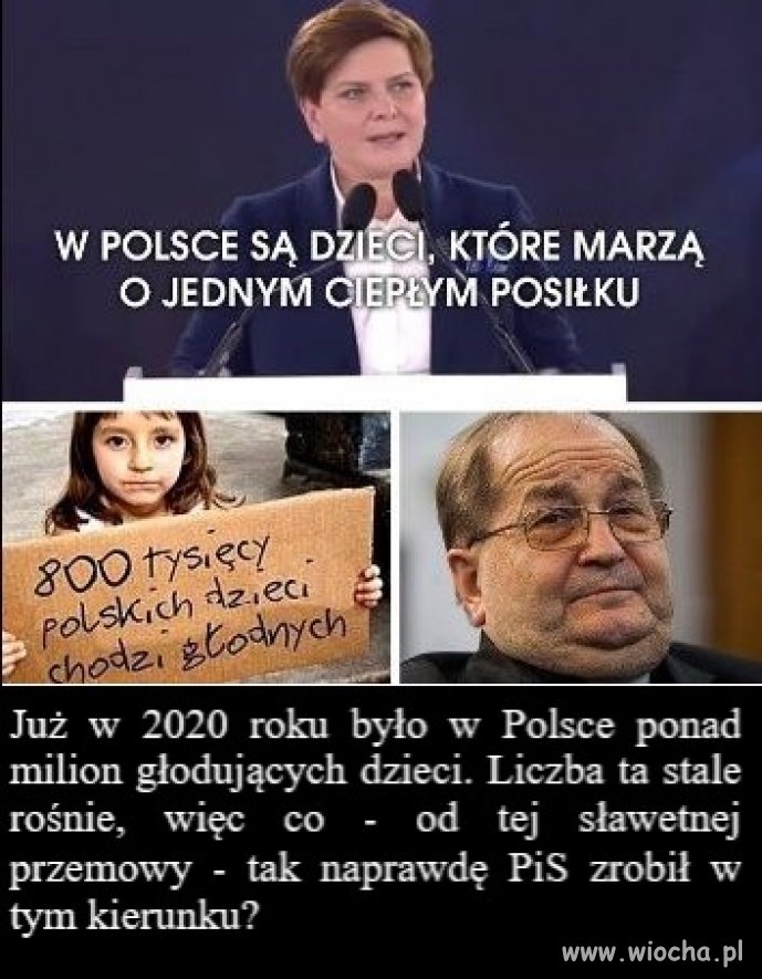 W 2020 roku już ponad milion dzieci głoduje w Polsce