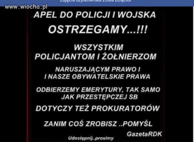 To jest ostrzezenie