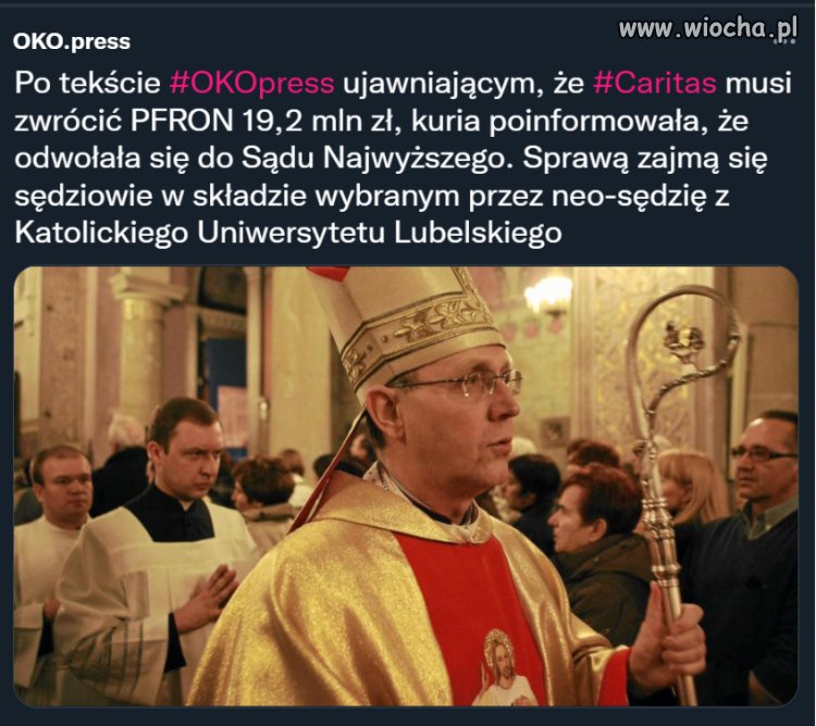 Tearaz doktor Jaki pomoże wyliczyć kurii ich straty i wyjdzie, że PFRON musi jeszcze dopłacić. 