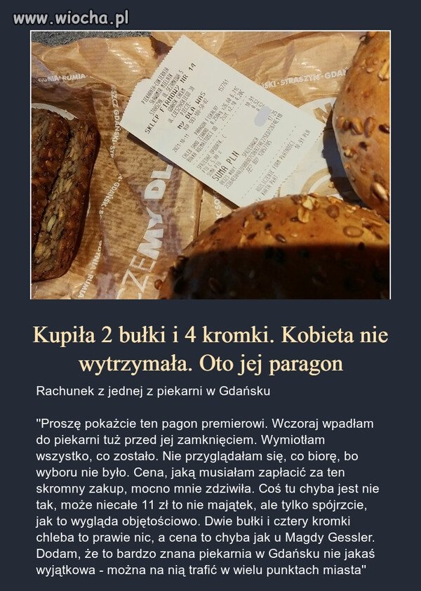 Drogie pieczywo