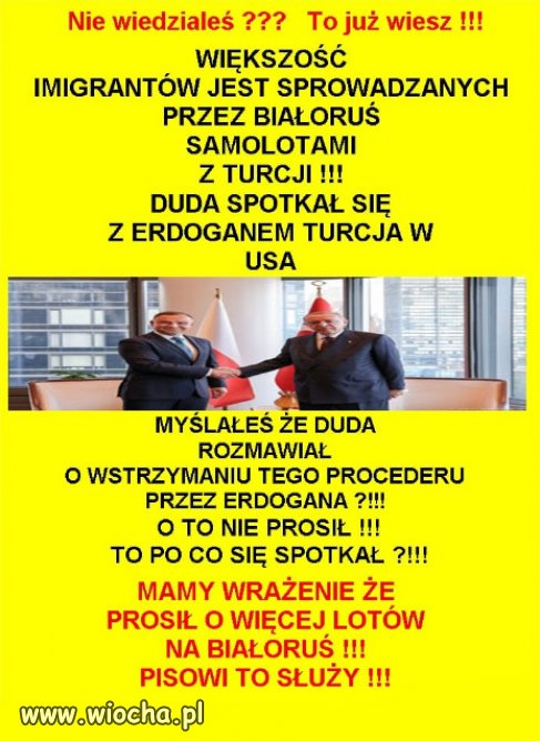 Czy to współpraca Erdogana i Łukaszenki z PiSem?