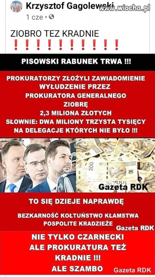 Kradnie gdzie popadnie ...