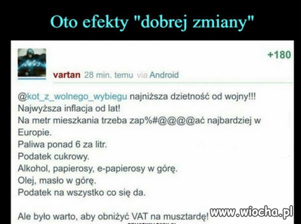 Żeby Polakom żyło się lepiej...jak obiecywał PiS!