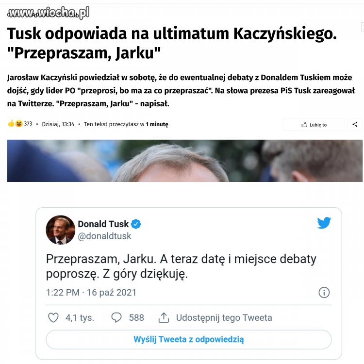 Primadonna Jarosława dostała przeprosiny
