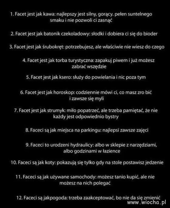 Faceci oczyma kobiet
