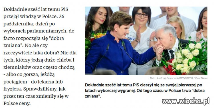 Oto inflacyjny bilans rządów dobrej zmiany...