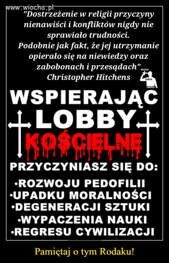 Nie wspieraj czarnej zarazy ...