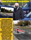 Postawiono słupki przed domem Kaczyńskiego