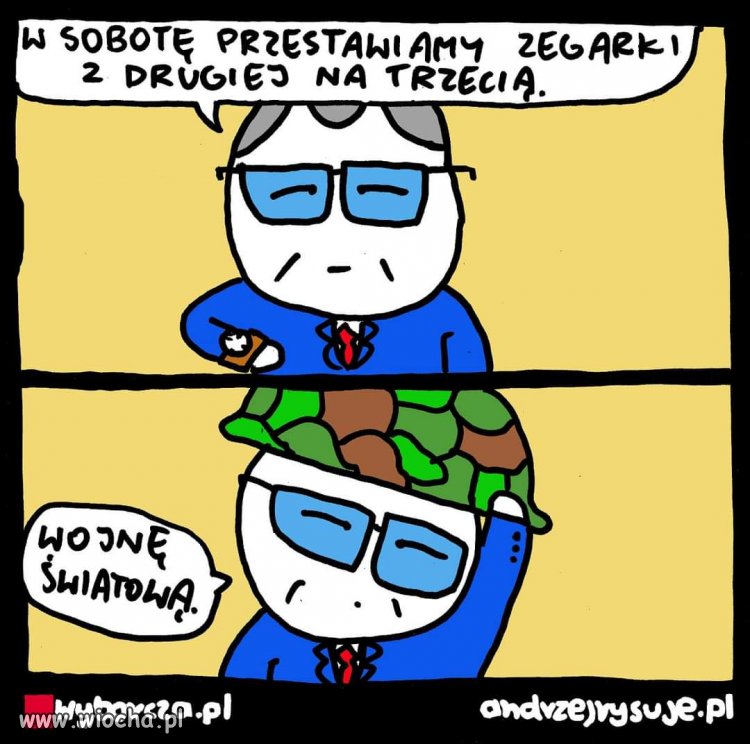 Kaczyński jest jedynym człowiekiem na świecie, który nosi zegarek odwrócony ma lewą stronę