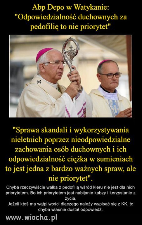 Sekta kościoła ma ważniejsze sprawy...