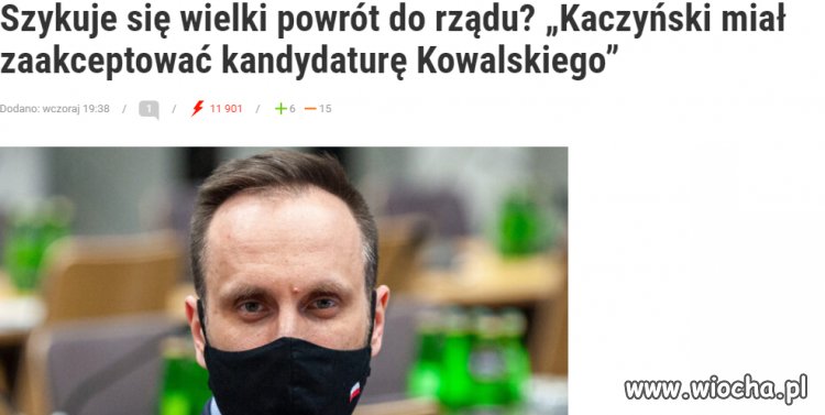 Może wracać ale niech obietnice zrealizuje