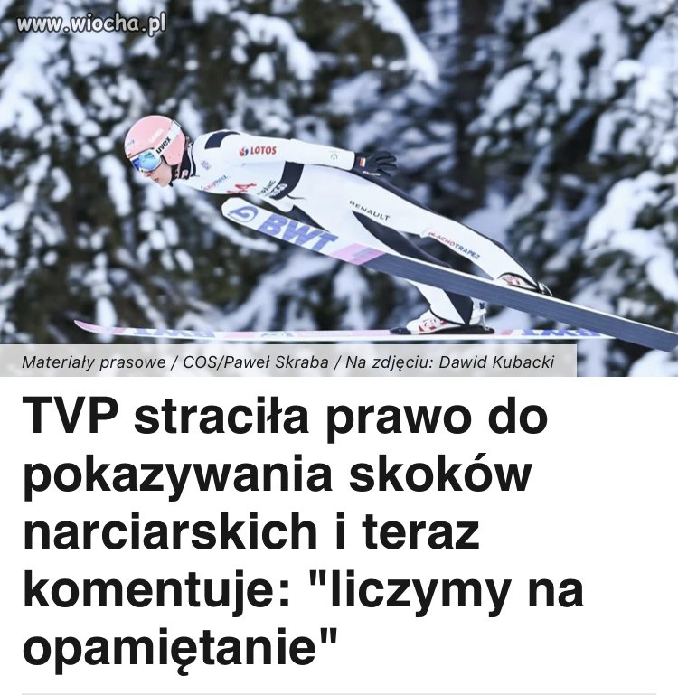 Świetna wiadomość z rana