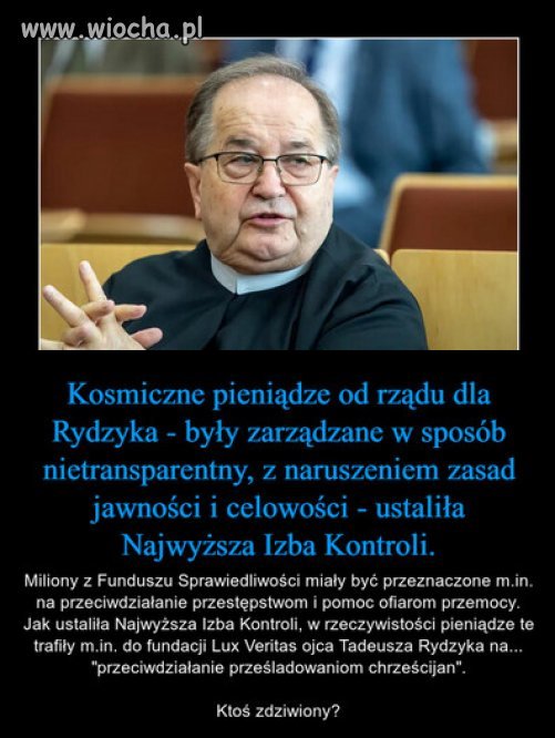 Tal wyglądają wały PiSu z Rydzykiem...