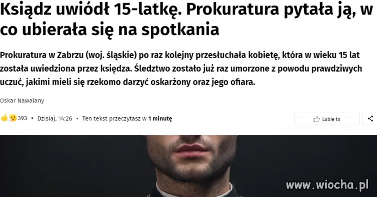 Prokuratura zamiast oskarżać pedofila