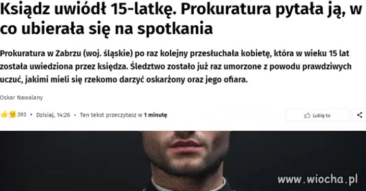 Prokuratura zamiast oskarżać pedofila