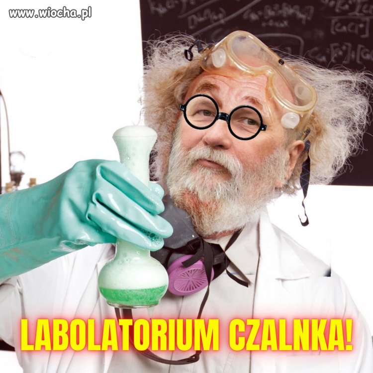 Szalony Czalnek i jego labolatorium ...